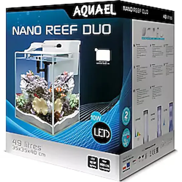 Aquael Nano Reef Duo 35 Akvaryum Set 49 L - Beyaz