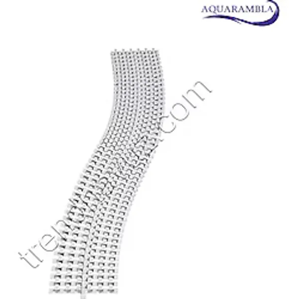 Aquarambla Eko Dalga Desen Tek Geçme 20cm Havuz Izgarası (h=2cm)