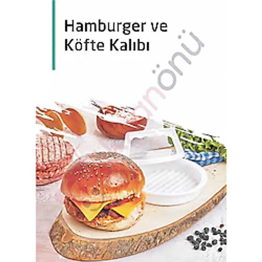 Ar Armese Hamburger Köfte Kalıbı Köfte Presi Şekillendirici Burger Press Pratik Köfte Yapma Aparatı Kp-104