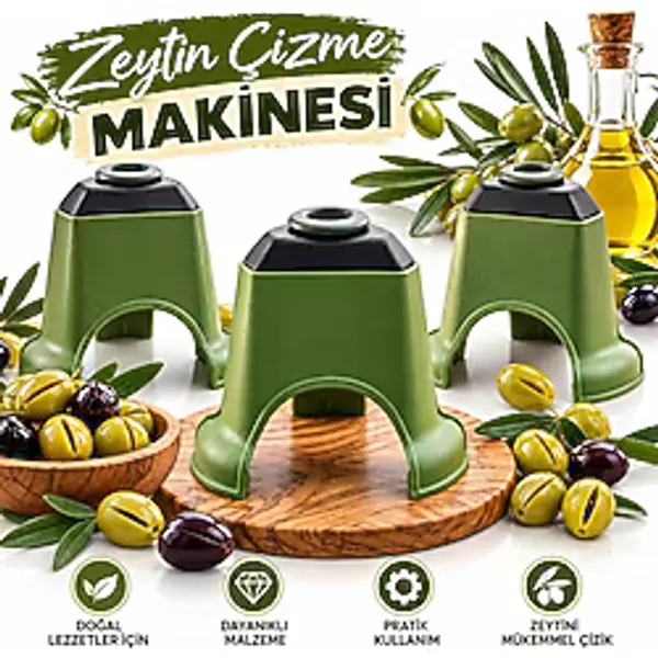 Ar Armese Pratik Zeytin Dilme Çizme Aparatı Zeytin Çizme Aparatı Zeytin Aleti Zeytin Çizici Alet Kırma - 3