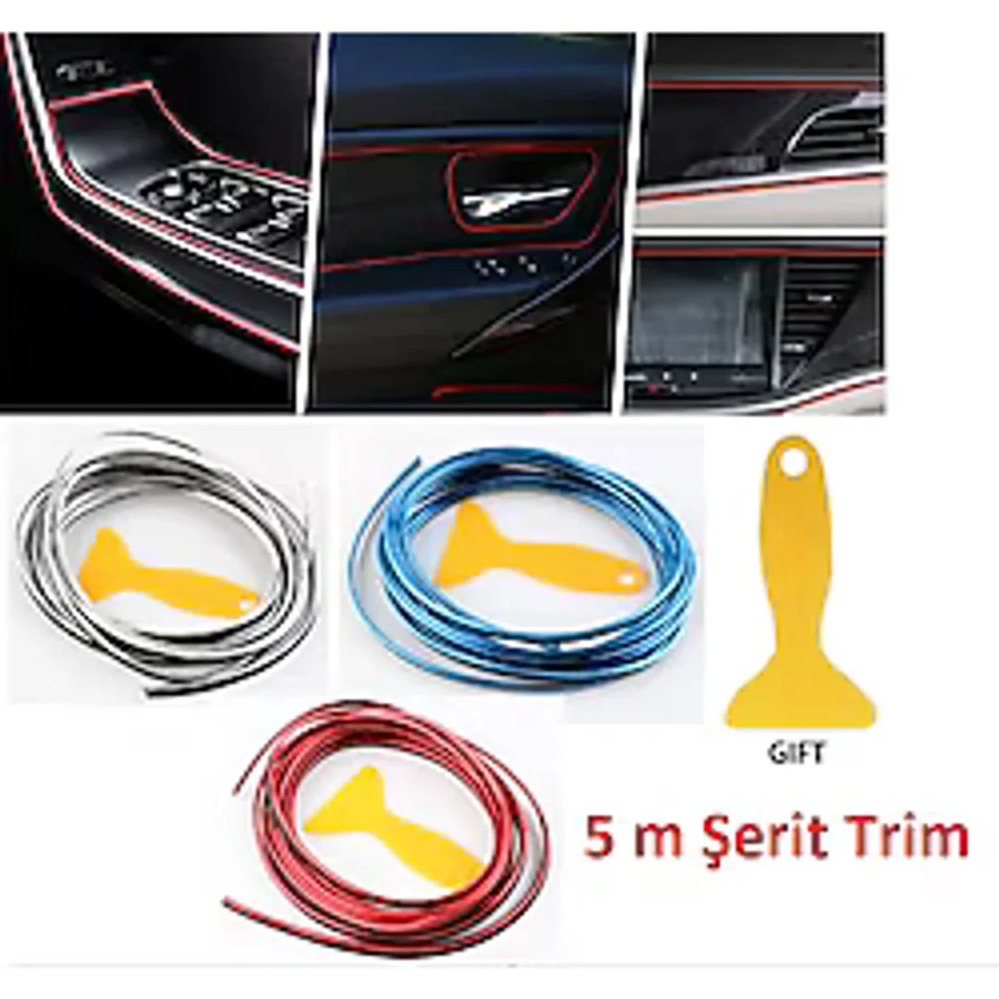 Araba Dekorasyon Şeridi 5 Metre Trim Şeridi
