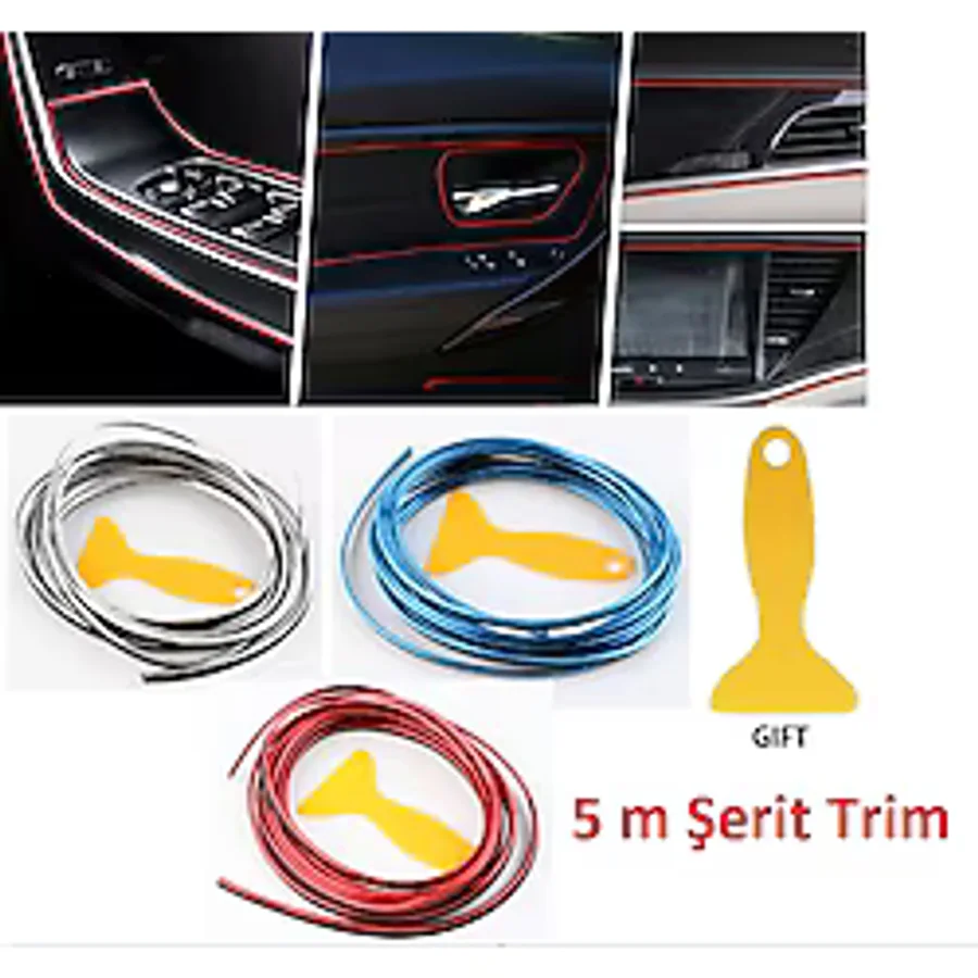 Araba Dekorasyon Şeridi 5 Metre Trim Şeridi