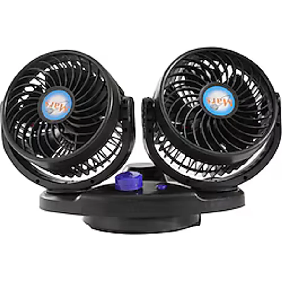 Araç Araba Otomobil Mini 2 Li Vantilatör Fan Pervane Soğutucu, Karavan, Tır, Ofis,