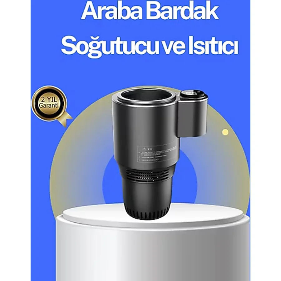 Araç Içi Isıtıcı Soğutucu Bardaklık 60°c Isıtma 4°c Soğutma