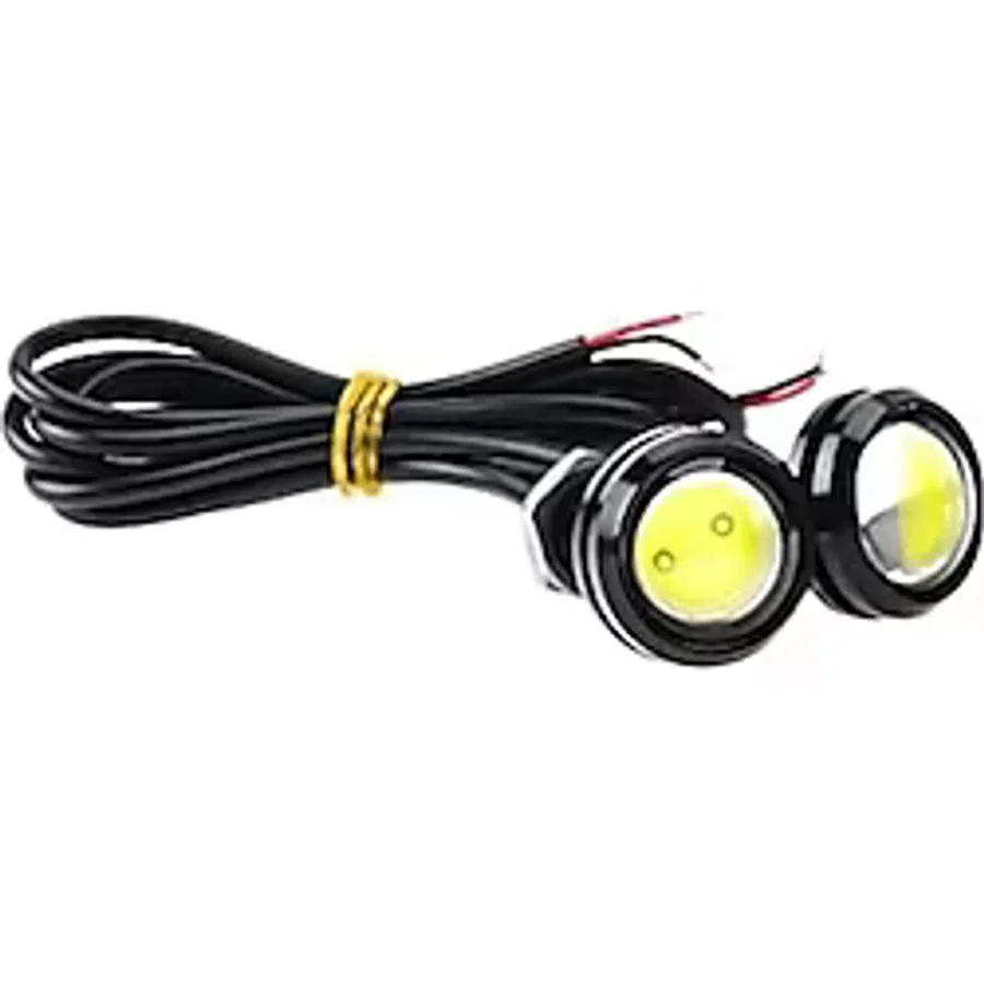 Araç İçi Kartal Göz Ayna Altı Led Sarı (Amber)