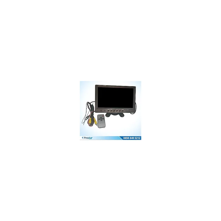 Araç Içi Monitör Büyük Ekran 9 Inç Tft Lcd 2 Kamera Girişli 5 Pinli Ve Rca