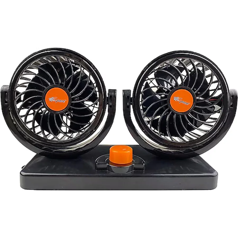 Araç İçi Vantilatör Fan Çift başlıklı 12Cm 12Volt - Ultra Yüksek