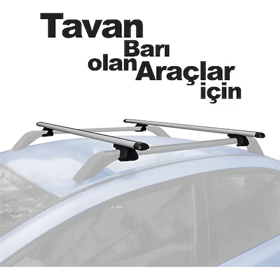 Araç tavan ara atkı barı taşıyıcı bagaj ayağı 120cm arabar