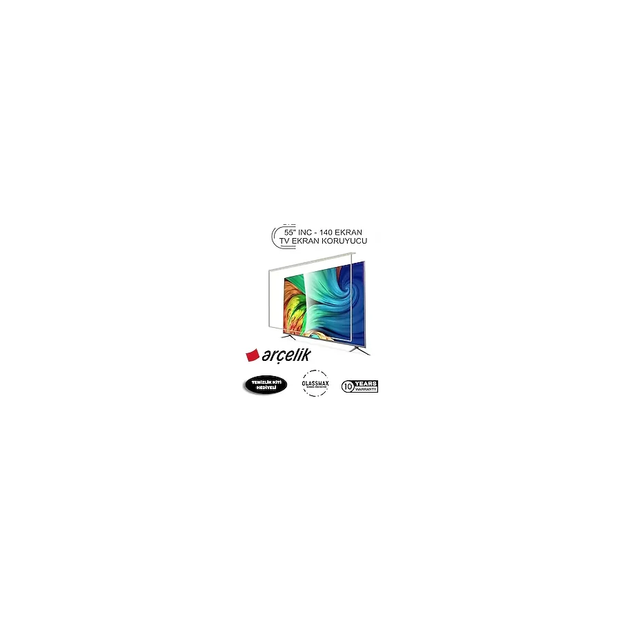 Arçelik 55l5500 Uyumlu 55" Inç 140 Ekran Tv Ekran Koruyucu
