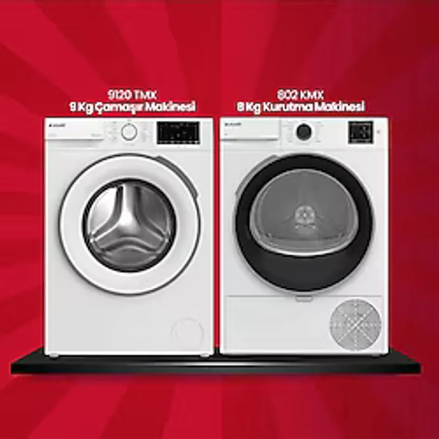 Arçelik 9120 Tmx - 802 Kmx(9kg Çamaşır&8 kg Kurutma)
