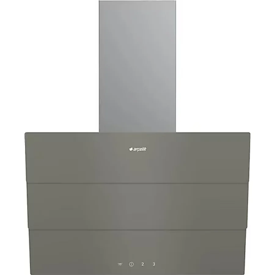 Arçelik ADE 605-3 G Gri Duvar Tipi Ankastre Davlumbaz