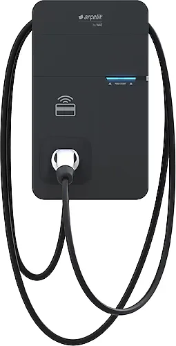 Arçelik AR AX 32 RFID 4G 22 kW Kablolu Elektrikli Araç Şarj İstasyonu