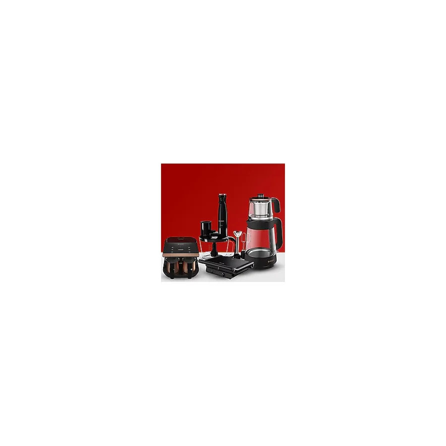 Arçelik Küçük Ev Aletleri 4lü Set Cm 6964 S - Tm 6046 Cs - Rhb 6050 S - Tkm 9961 B