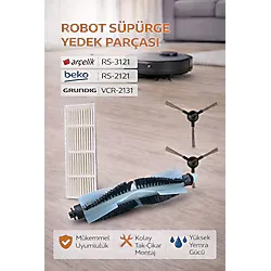 Arçelik Rs 3121 Robot Süpürge Orijinal Yenileme Seti