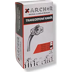 Archer Gümüş Kanül-Trakeostomi Kanülü 8/12 Numara