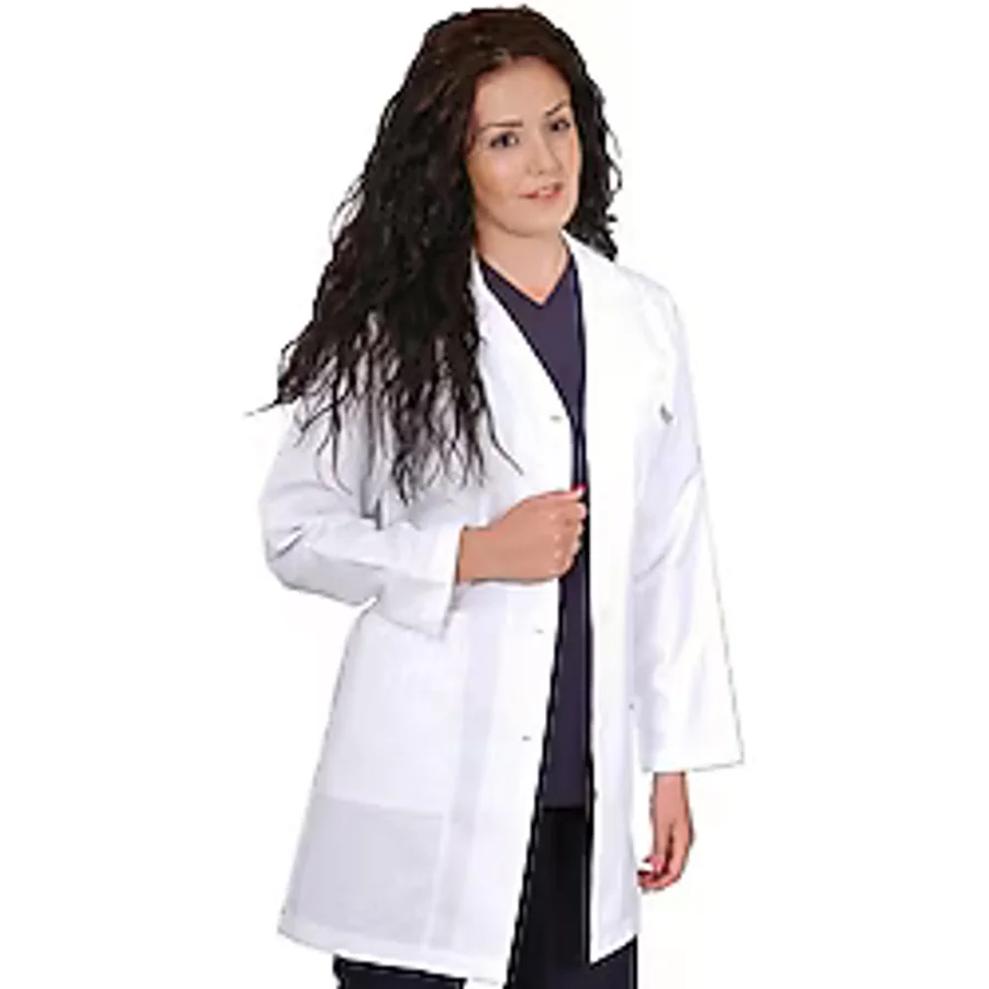 Arel Doktor-Hemşire-Öğretmen Önlüğü Beyaz Önlük Bayan - 2XL