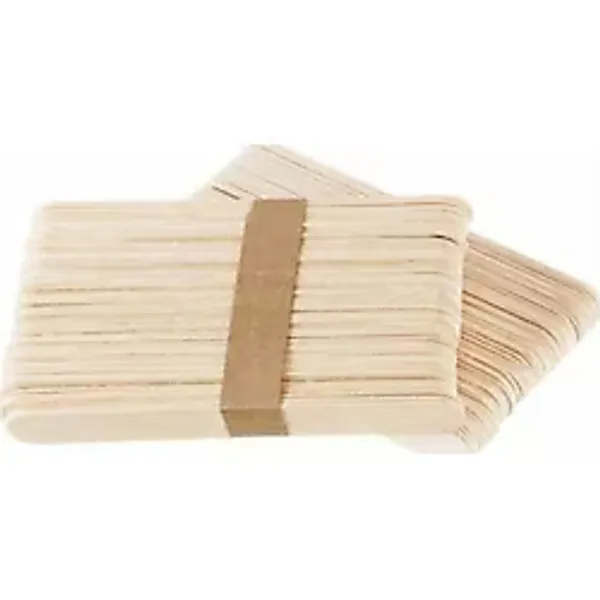 AREMED 50'li Paket Abeslang Tahta Dil Çubuğu Basacağı - Ağda Spatulası