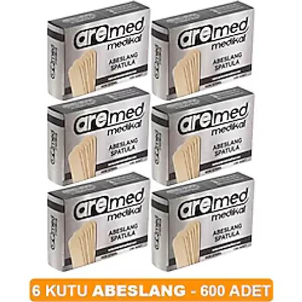 Aremed Abeslang / Spatula 100 Lü 6 Paket