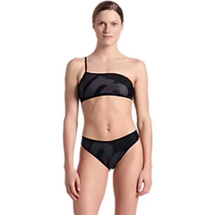 Arena Logo Single Shoulder Kadın Bikini Takımı