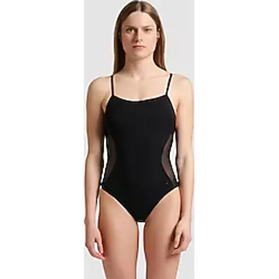 Arena Mesh Panels Swimsuit Kadın Mayo