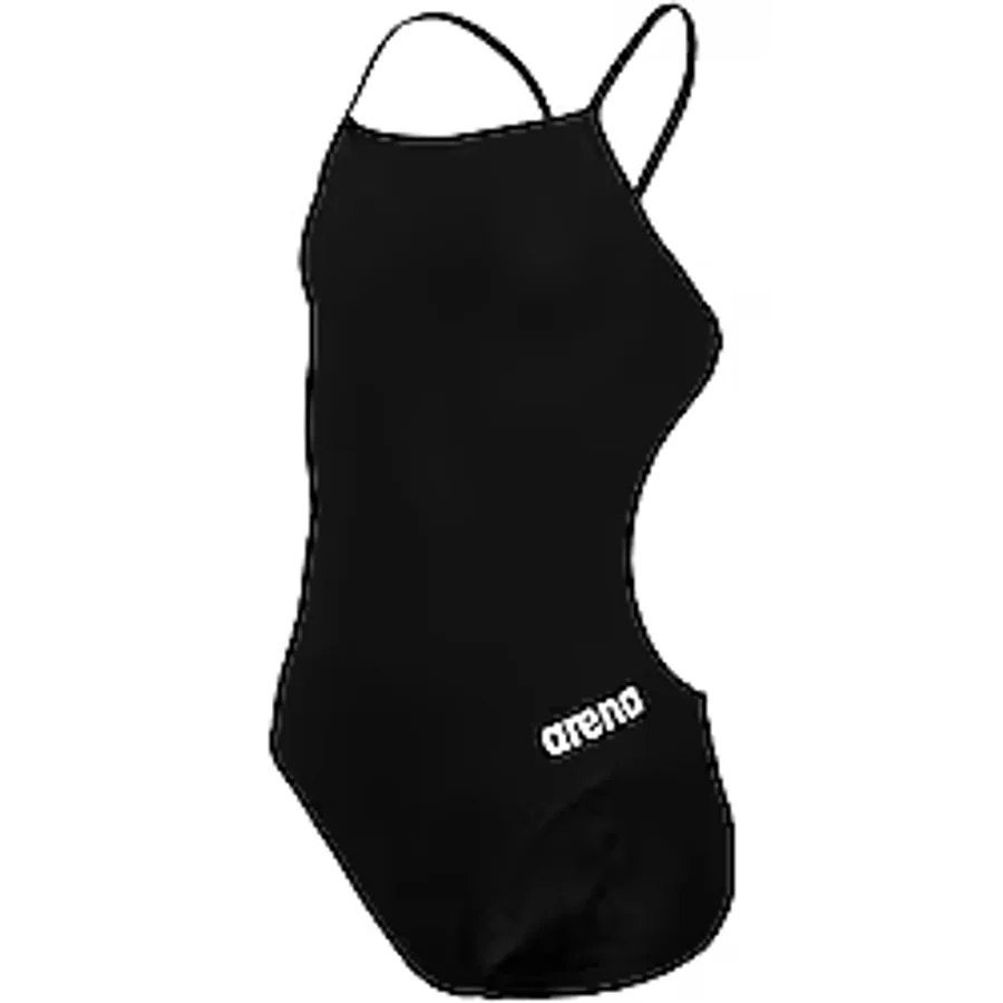 Arena Team Swimsuit Challenge Solid Çocuk Siyah Yüzücü Mayosu 004765550