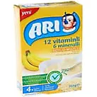 Arı Mama 12 Vitaminli 6 Mineralli Sütlü Muzlu Pirinç Unu Kaşık Maması 250 gr 12 Adet