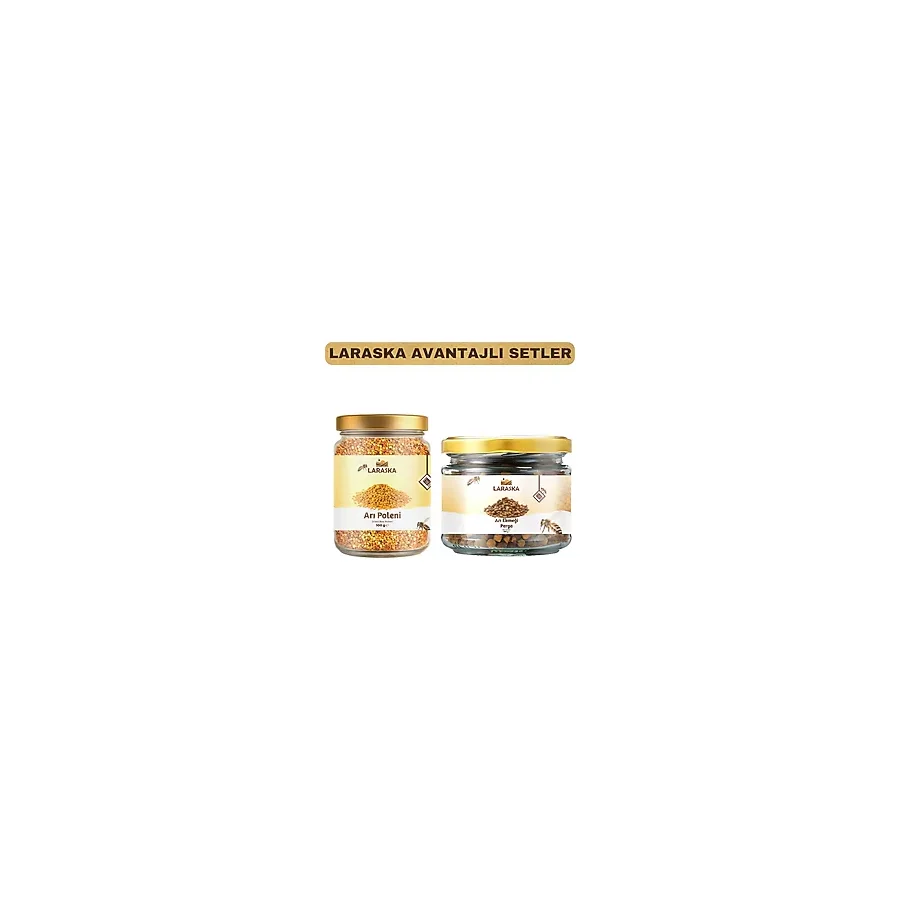 Arı Poleni 100G & Arı Ekmeği 100G Set Kuru -Laraska Avantajlı Setler - 200 gr