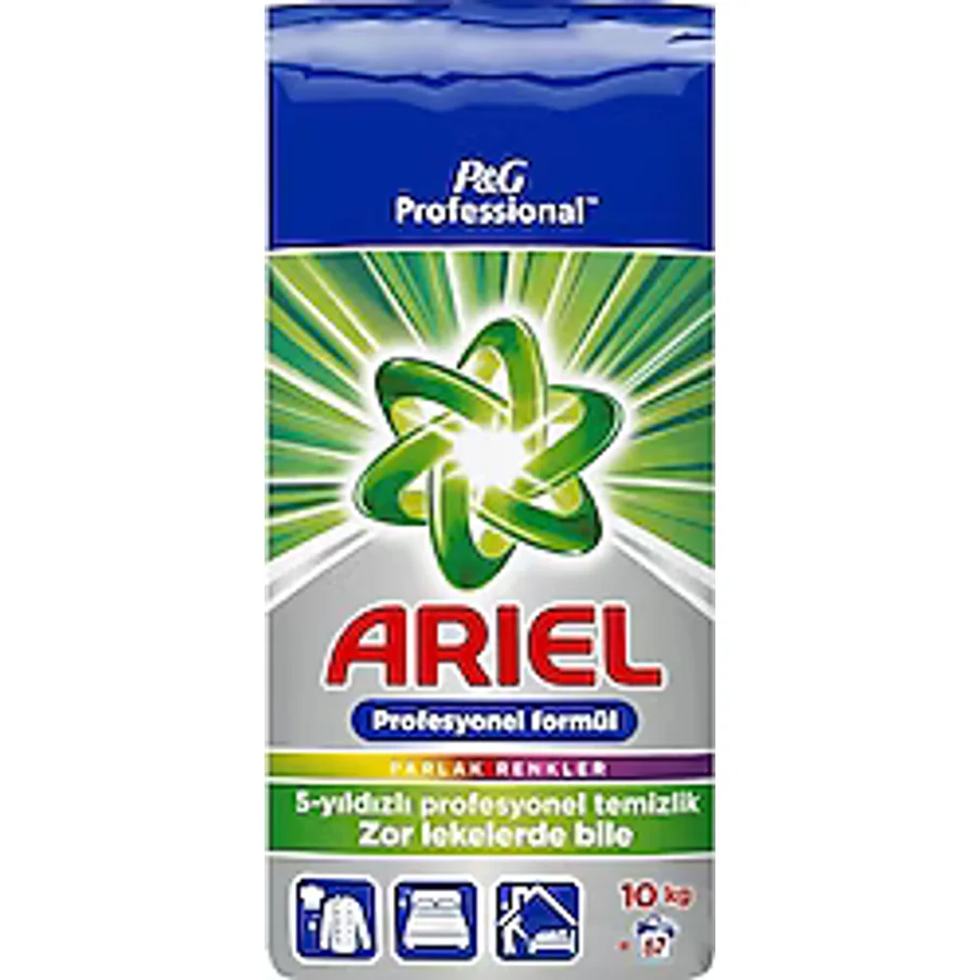 Ariel Professional Parlak Renkler 10 kg Toz Deterjan