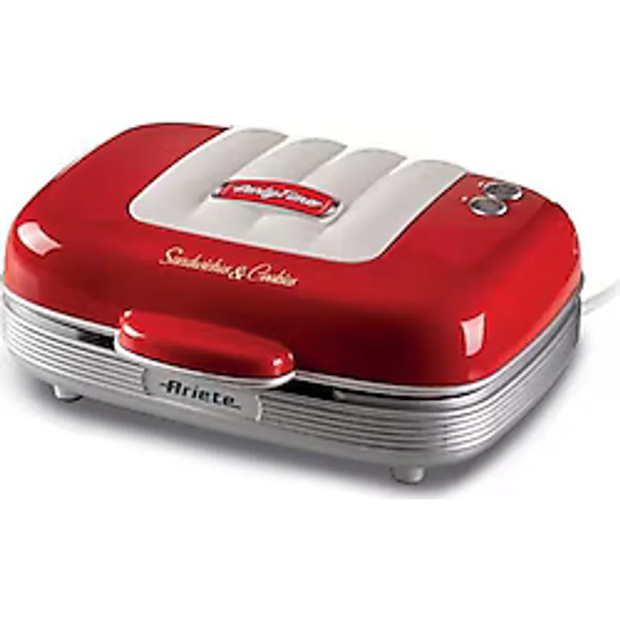 Ariete Party Time 3 in One Red 1972/00 Sandviç Makinesi