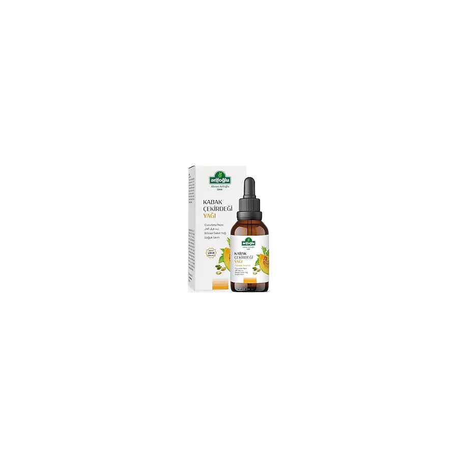 Arifoğlu %100 Saf ve Doğal Kabak Çekirdeği Yağı 50 ml Soğuk Sıkım Bitkisel Sabit Yağ