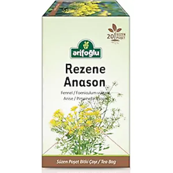 Arifoğlu Arifoğlu Rezene - Anason Süzen Poşet Çay 20'li