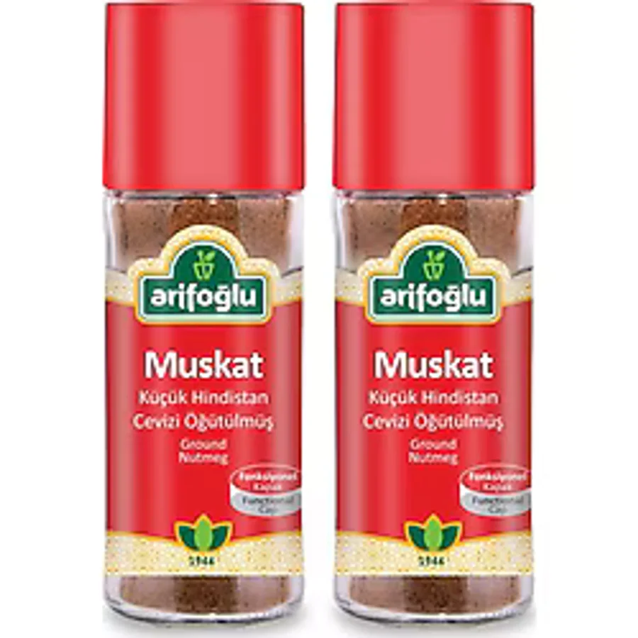 Arifoğlu Öğütülmüş 55 g 2'li Paket Cam Muskat