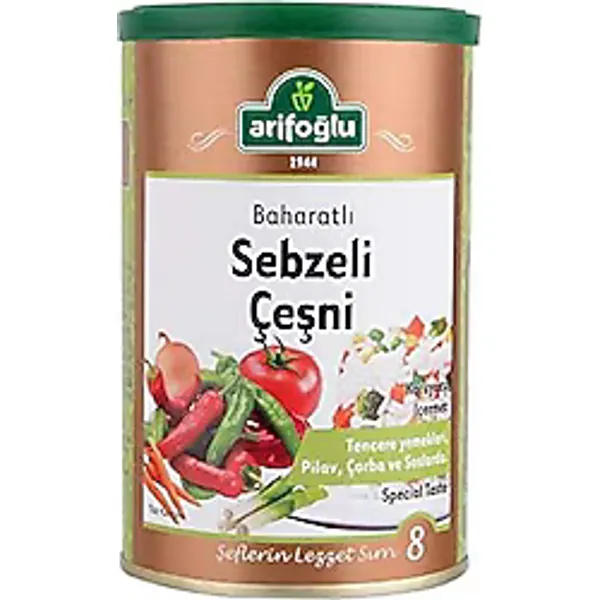Arifoğlu Sebzeli Çeşni Teneke 220 gr