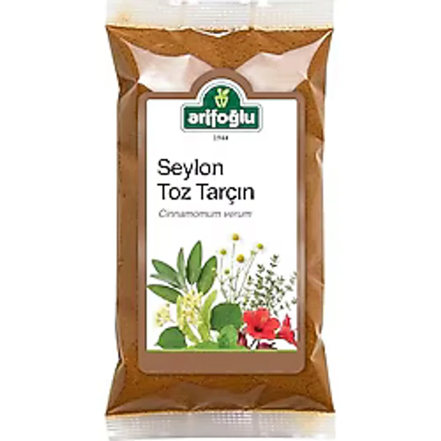 Arifoğlu Seylon Tarçın Toz 70 Gr. (Öğütülmüş) Glutensiz, %100 Doğal