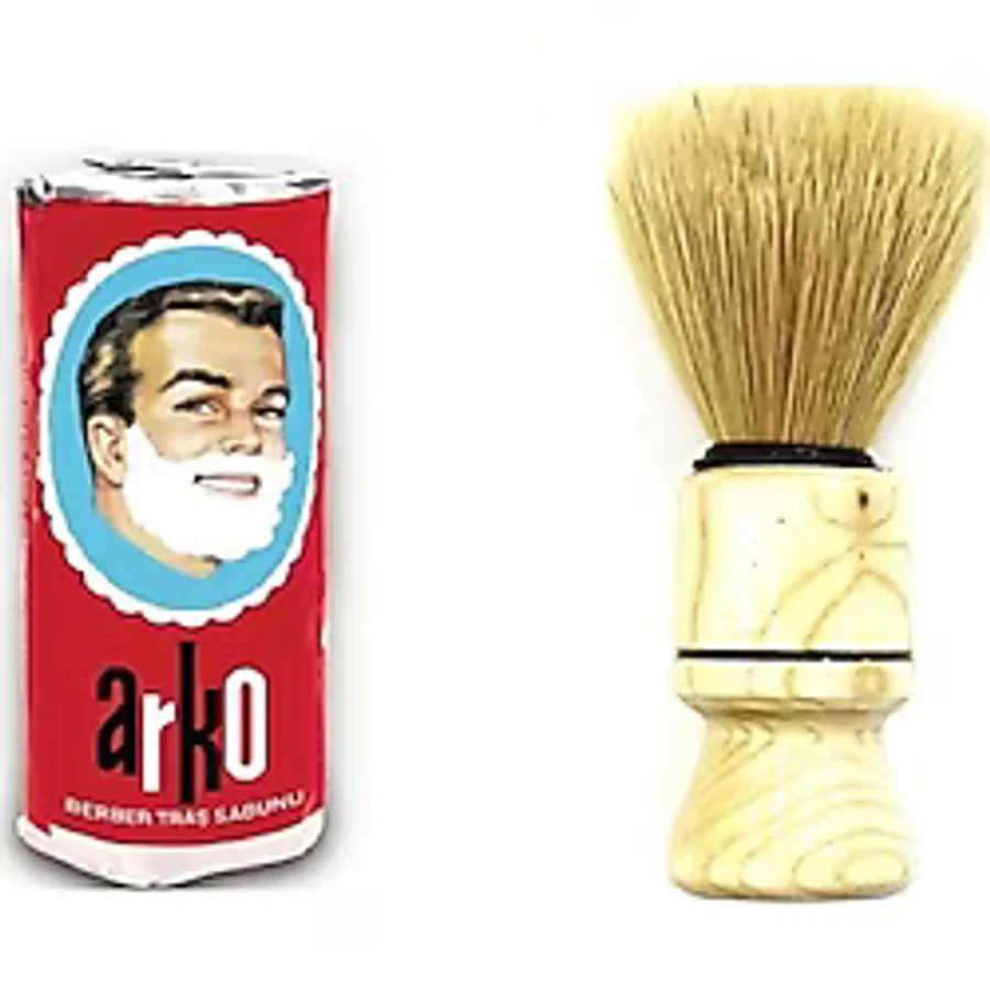 Arko Berber Tıraş Sabunu 75 G + Tıraş Fırçası
