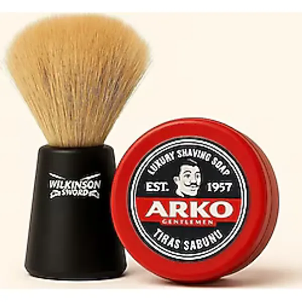 Arko Kase 150 gr Tıraş Sabunu + Traş Fırçası Vintage Editiontıraş Fırçası / Klasik Islak - 1 Adet