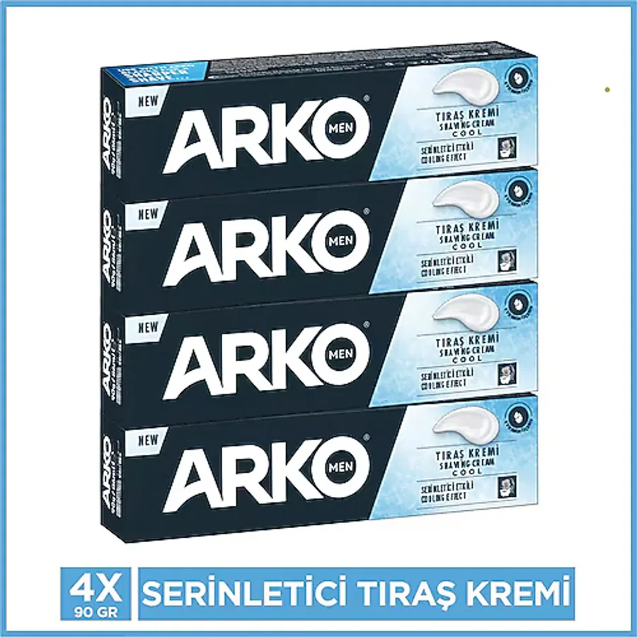 Arko Men Cool Serinletici 90 gr 4 Adet Tıraş Kremi