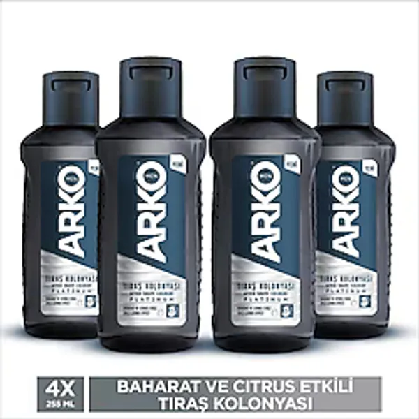 Arko Men Platinum 255 ml 4 Adet Tıraş Kolonyası
