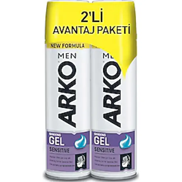 Arko Men Sensitive 200 ml 2 Adet Tıraş Jeli