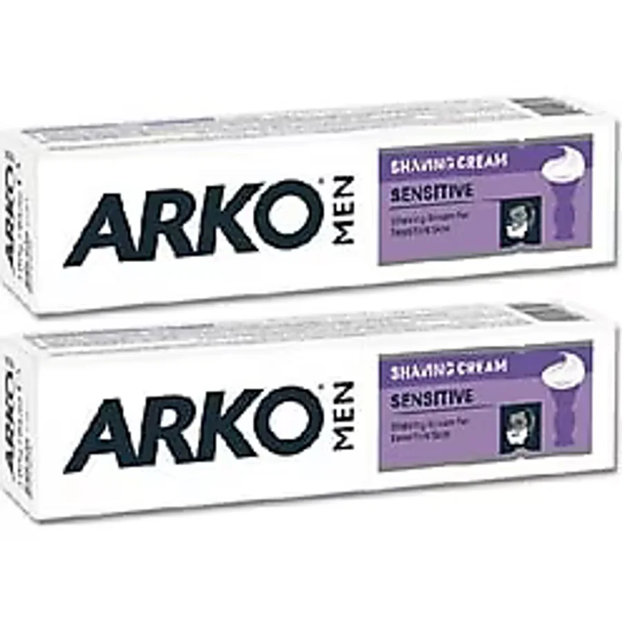 Arko Men Sensitive Hassas Ciltler için 100 gr 2 Adet Tıraş Kremi