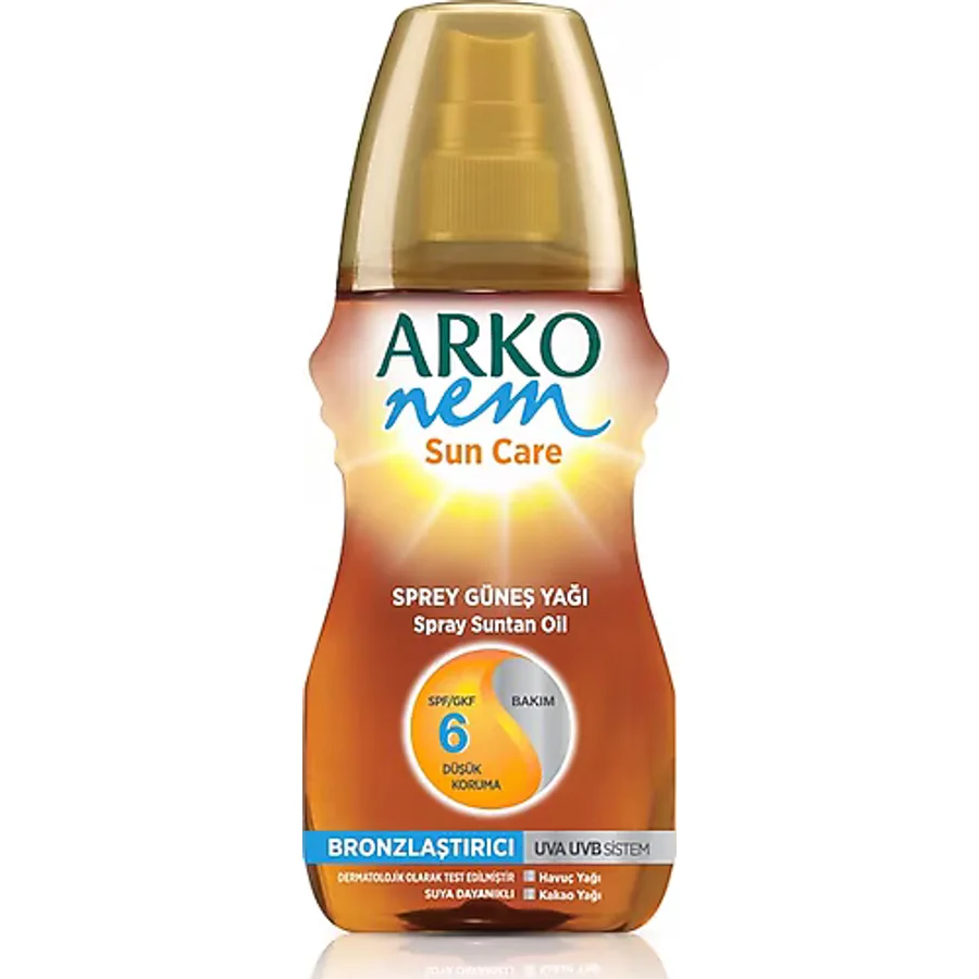 Arko Nem Güneş Bakım Sprey Yağı 6 Faktör 150ml