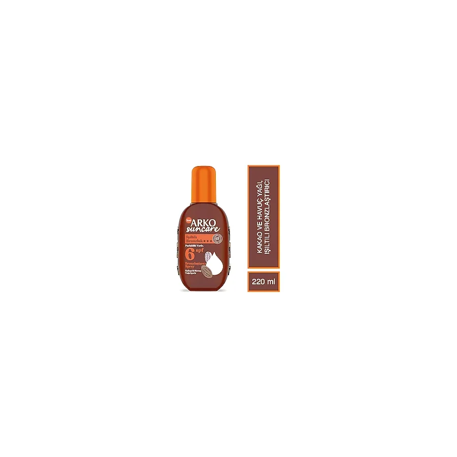 Arko Suncare 6 Faktör Bronzlaştırıcı Yağ 220 ml