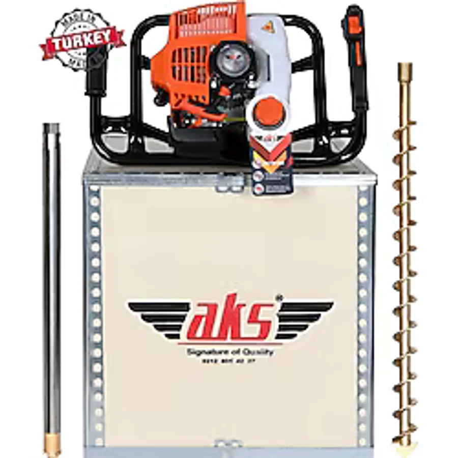 Arks T1 52CC Benzinli El Sondaj Makinesi - Kaya & Toprak Uyumlu Profesyonel Full Set 10 Metre