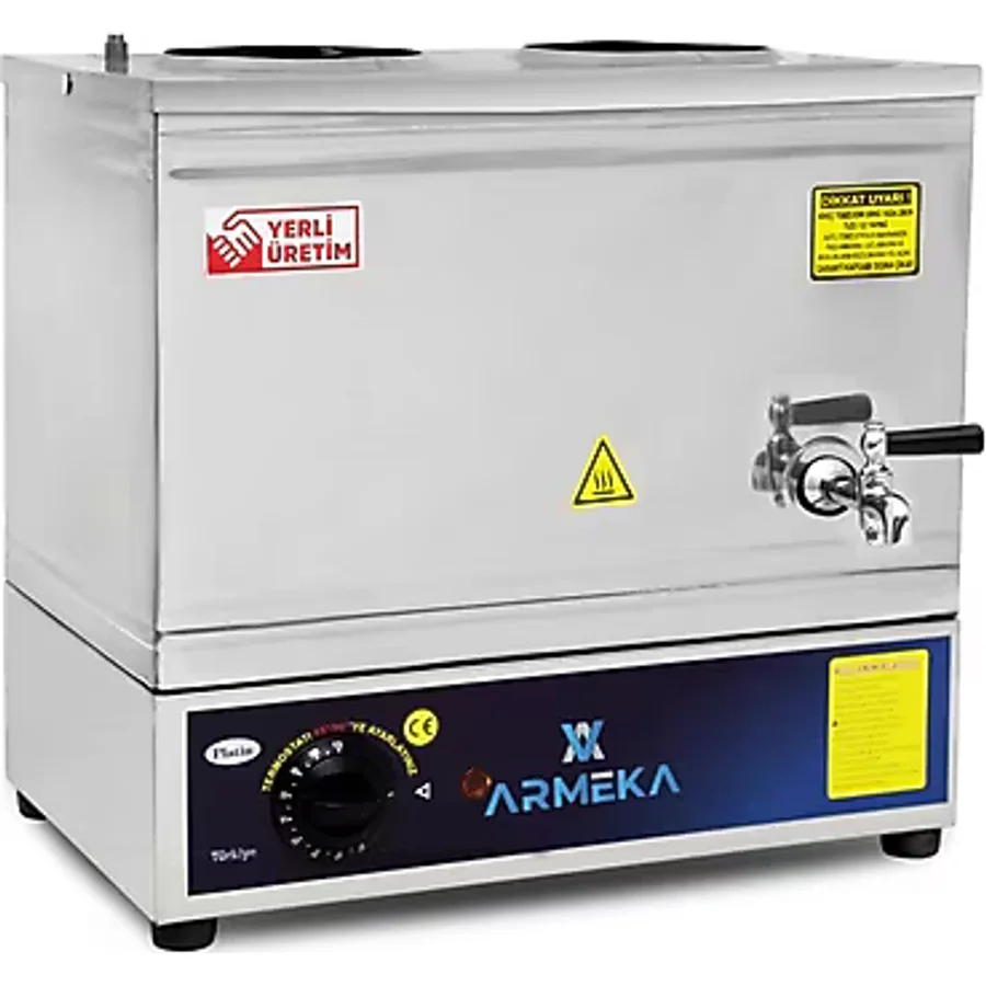 Armeka Platin 20 Litre Elektrikli Pleytsiz Çay Kazanı & Kahveci Kazanı & Kahve Ve Çay Ocağı Inox