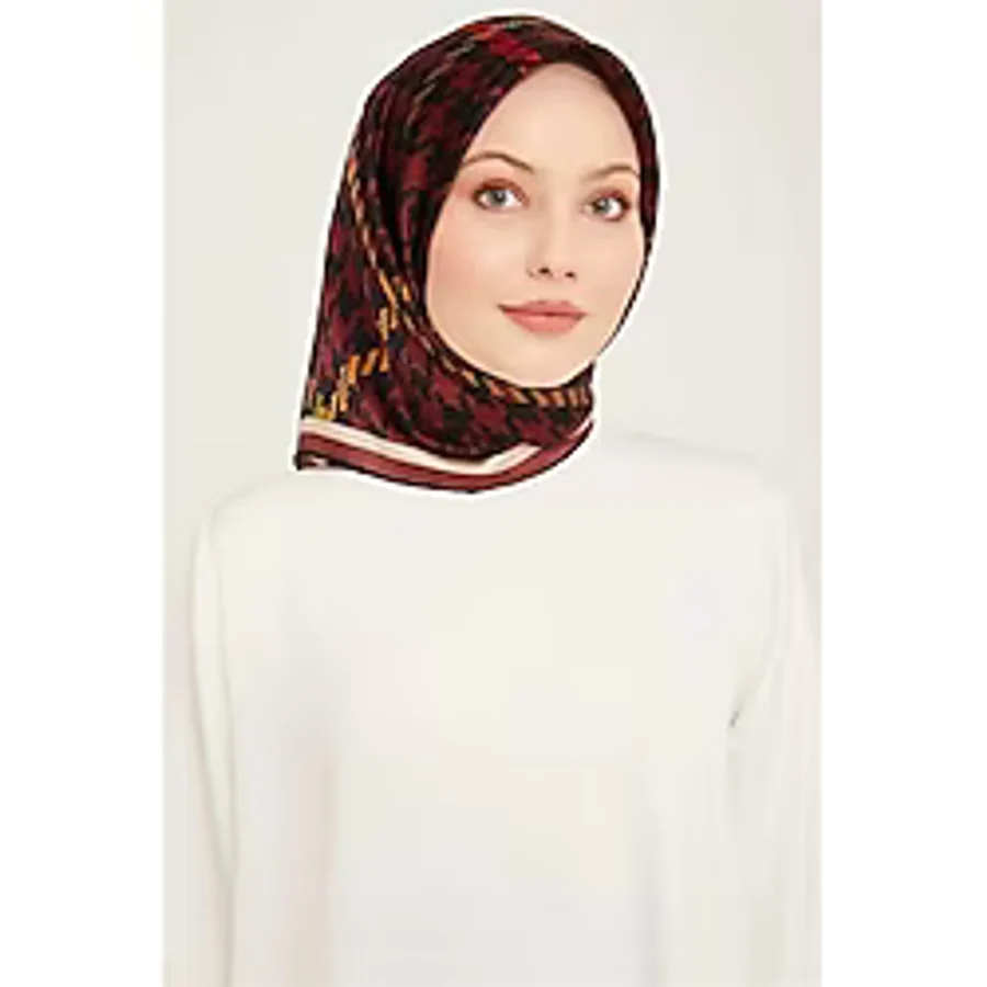 Armine Twill İpek Eşarp 23ka9000 31 Kahverengi