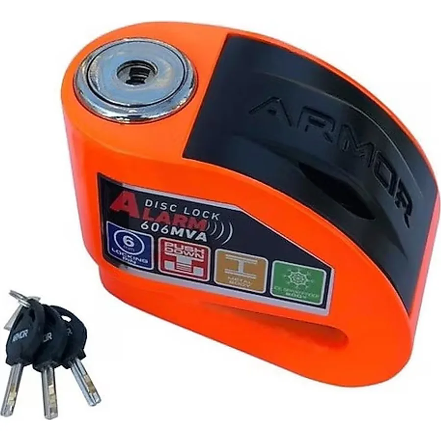 Armor 606 MVA 6 mm 120 dB Alarmlı Disk Kilidi