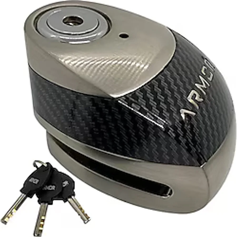 Armor MVA 610 10 mm 120 dB Alarmlı Gri Disk Kilidi