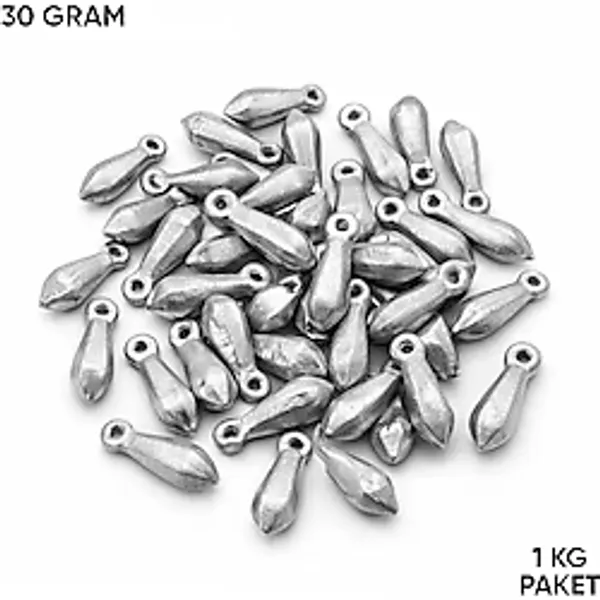 Armut Kurşun - Dip Olta Kurşunu - 30 Gr (1 Kg)