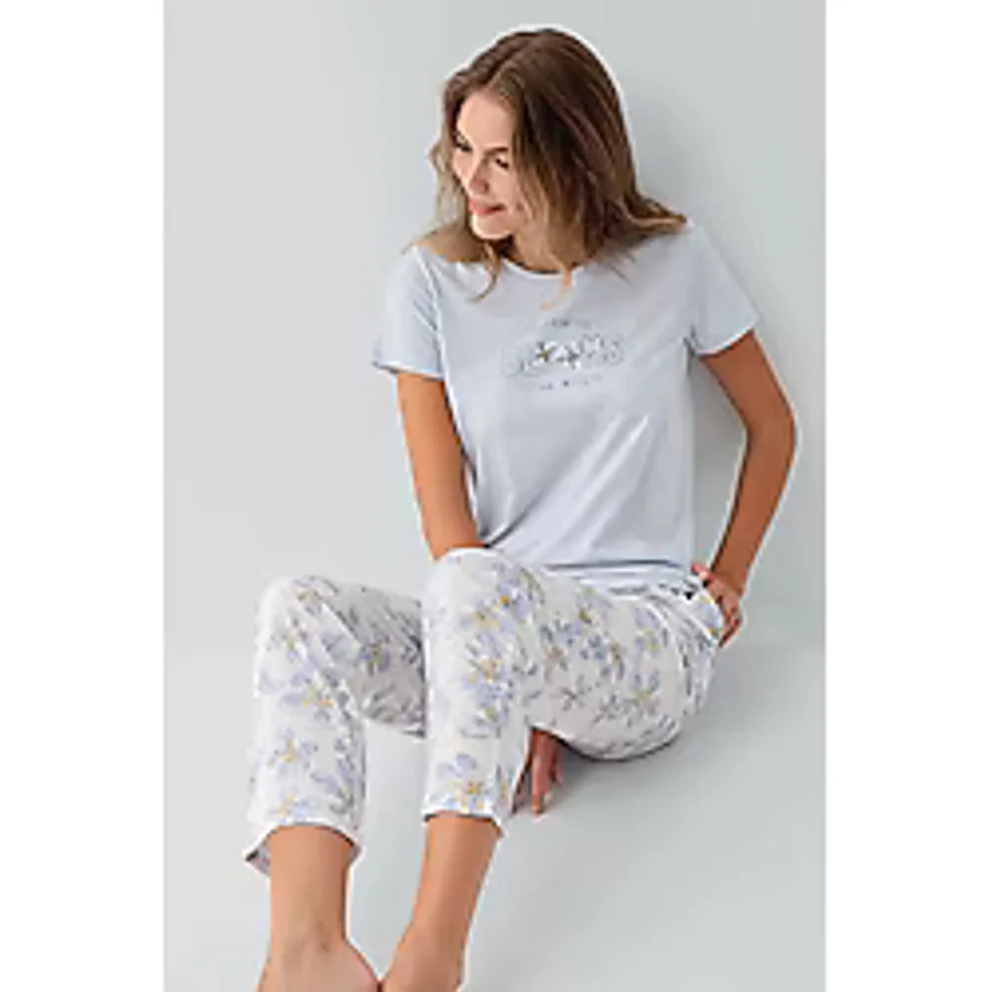Arnetta Kadın Mavi Pijama Takımı