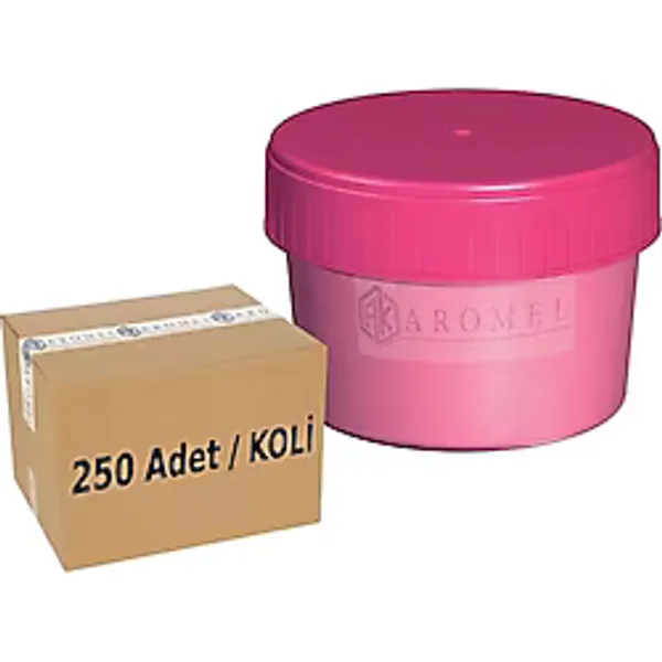 Aromel Gaita Kabı 250 Adet Balgam Numune Kabı 50 Ml Balgam